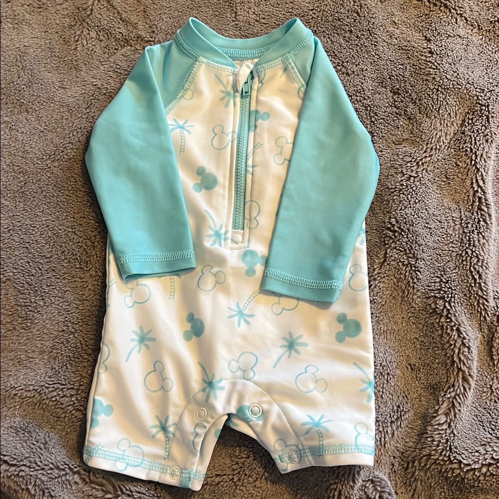 baby boy rashguard swimsuit infant toddler swim 3-6 months - Picture 4 of 5